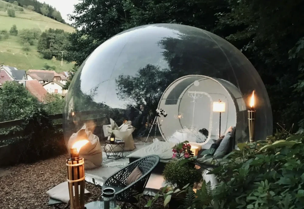 transparent inflatable bubble tent